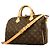 Borsa Louis Vuitton Monogram Speedy Bandoulière 30 Marrone