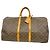 Borsa Boston Louis Vuitton Keepall 55 Monogram Marrone