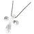 Collana Croce in Cristallo di Rocca e Platino 950 Tiffany & Co. Argento