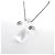 Collana Croce in Cristallo di Rocca e Platino 950 Tiffany & Co. Argento - vista 2