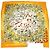Hermès Hermes Carre 90 La Prairie Silk Scarf, Orange Arancione