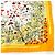 Hermès Hermes Carre 90 La Prairie Silk Scarf, Orange Arancione - vista 12