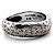 Hermès Hermes K18WG Toubou Band Ring Silber