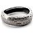 Hermès Hermes K18WG Toubou Band Ring Silber - Ansicht 2