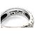 Hermès Hermes K18WG Toubou Band Ring Silber - Ansicht 3