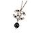 Collana Chanel 08P Coco Mark Nero Argento