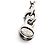 Collana Chanel 08P Coco Mark Nero Argento - vista 4