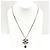 Collana Chanel 08P Coco Mark Nero Argento - vista 6