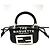 Borsa a tracolla bucket Nano in pelle Fendi x Marc Jacobs Nero Bianco - vista 2