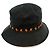 Hermès Hermes #58 Cappello Bucket Logo H Nero Arancione