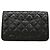 Portafoglio a spalla con catena Chanel Matelassé Nero - vista 11