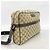 Borsa a tracolla Gucci in tela beige - vista 2