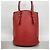 Borsa Tote Louis Vuitton Epi Bucket PM Rosso - vista 12