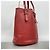 Borsa Tote Louis Vuitton Epi Bucket PM Rosso - vista 2