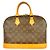 Borsa a mano Louis Vuitton Alma Monogram Marrone