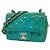 Borsa a tracolla con catena Chanel Matelassé Blu