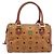 MCM Visetos logogramme Leather Brown