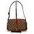 Borsa a tracolla Gucci GG Canvas e pelle nero beige