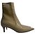 Fendi beige Stiefeletten mit Stretch-Strick-Einsatz Sz.38 Gebraucht - Ansicht 2
