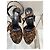 Saint Laurent Bianca Leopard Suede Platform Heels Sz.38 usato - vista 2