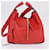 Loewe Hammock Leather Small Rosso - vista 3