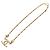 Pendente Chanel CC in metallo con cristalli D'oro