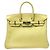 Hermès Hermes Birkin Yellow Swift con Palladium Hardware 25 Giallo