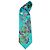 Cravatta in seta Gianni Versace anni '90 con bandiere Multicolore