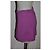 Minifalda Pinko Morada con Detalles en Ecopiel Negro Morado oscuro - vista 3