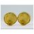 Chanel Vintage Round CC Clip-On Metal D'oro - vista 3