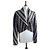 Issey Miyake Chaqueta Plisada Negro Beige Gris
