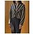 Issey Miyake Chaqueta Plisada Negro Beige Gris - vista 2