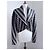 Issey Miyake Chaqueta Plisada Negro Beige Gris - vista 3