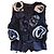 Comme Des Garcons Chaleco Comme des Garçons con aplicaciones florales Negro Gris Azul oscuro