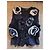 Comme Des Garcons Chaleco Comme des Garçons con aplicaciones florales Negro Gris Azul oscuro - vista 2