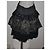 Falda de volantes multicapa a rayas Luisa Spagnoli Negro Dorado Gris - vista 2
