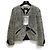 Chanel 10A Shanghai Tweed Jacke Grau Schwarz FR 36 Weiß - Ansicht 2