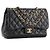 CHANEL - Borsa a tracolla Classic/Timeless Jumbo Chanel in pelle liscia nera Nero - vista 2