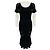 Alexis Black Sheira Strick-Midikleid Schwarz