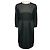 Yves Saint Laurent Midi-Kleid aus Wolle in Anthrazitgrau