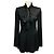 Stella Mc Cartney Mini abito in seta a maniche lunghe con collo a fiocco Stella McCartney Black Nero