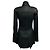 Stella Mc Cartney Mini abito in seta a maniche lunghe con collo a fiocco Stella McCartney Black Nero - vista 3