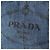 Borsa Tote Satchel Prada Denim Canapa Logo blu - vista 7