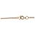 Collana con pendente Chanel CC placcata oro con cuore in strass, lucchetto e chiave D'oro - vista 4