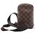 Borsa a tracolla Louis Vuitton Geronimos Damier Ebene in marrone N51994 Rosso