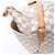Borsa a tracolla Louis Vuitton Totally MM Damier Azur in Beige N51262 - vista 13
