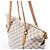 Borsa a tracolla Louis Vuitton Totally MM Damier Azur in Beige N51262 - vista 3