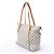 Borsa a tracolla Louis Vuitton Totally MM Damier Azur in Beige N51262 - vista 4
