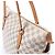 Borsa a tracolla Louis Vuitton Totally MM Damier Azur in Beige N51262 - vista 5