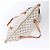 Borsa a tracolla Louis Vuitton Totally MM Damier Azur in Beige N51262 - vista 7